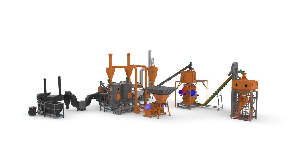 Linia peletizare biomasa - Briquetting Technology LPPPR-600 林业机械-其他