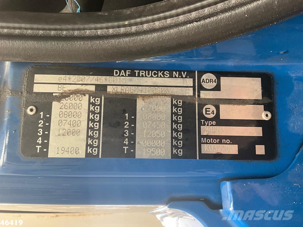 DAF FAG CF 290 Euro 6 VDK 22m³ Komunalni tovornjaki