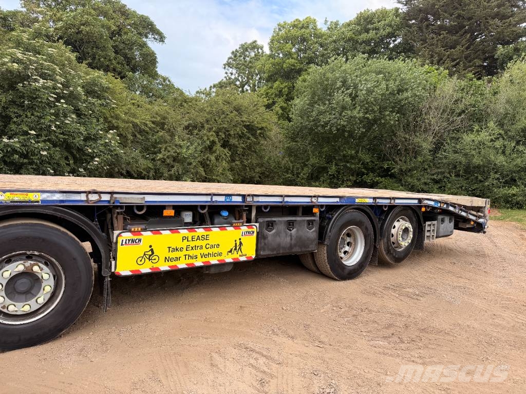 Volvo FM 380 8 X 2 Beavertail Flatbed Cheesewedge Camiones de superficie plana/cabrestantes