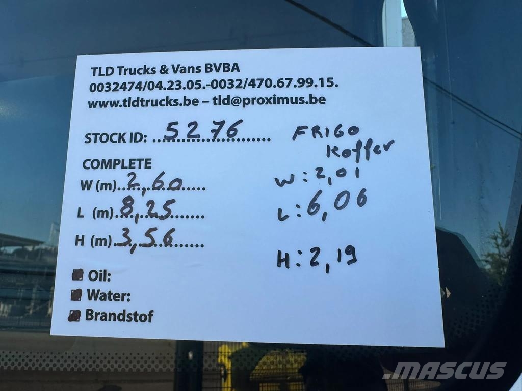 MAN TGM 15.250 **EURO5-BELGIAN ORIGNE- Isotermos y frigoríficos