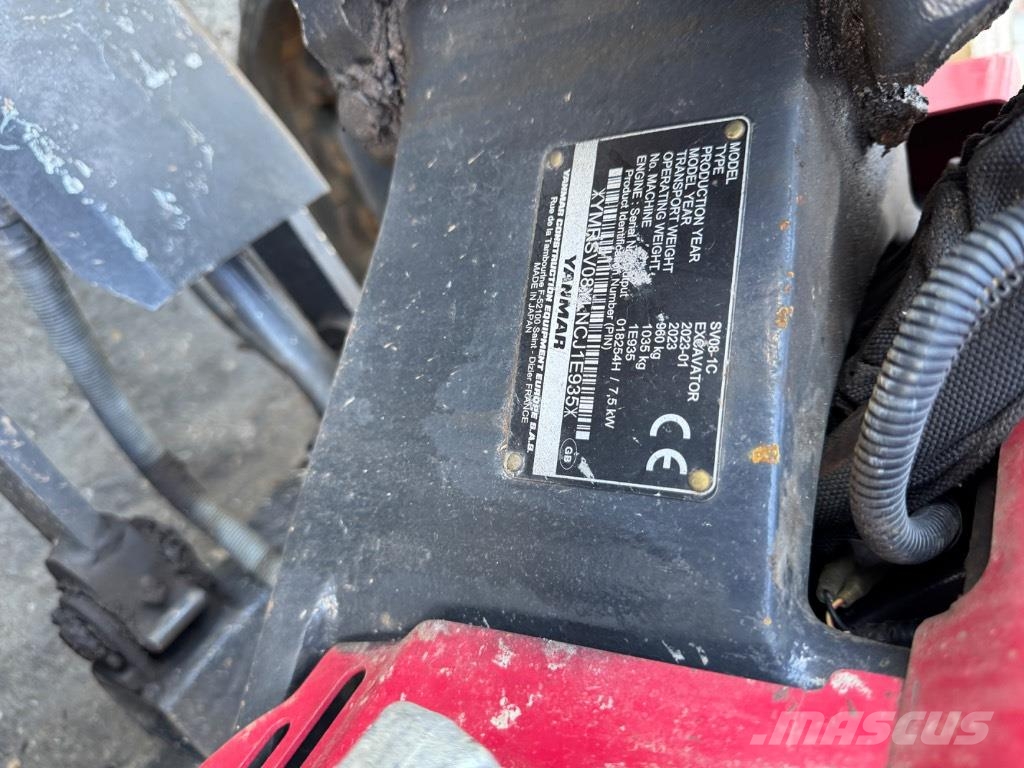 Yanmar SV08 (1E935) Miniexcavadoras