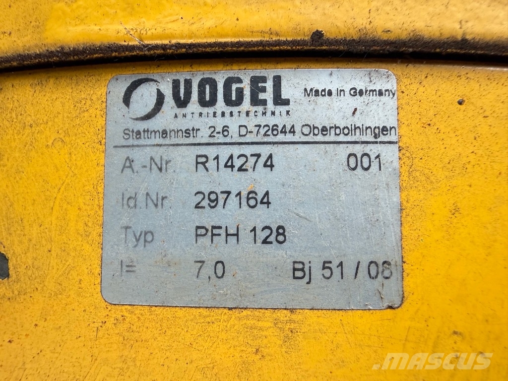 Vogel & Noot VOGEL PFH 128 GEARS Трансмиссии и КПП