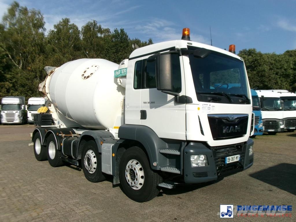 MAN TGS 32.360 8X4 Euro 6 Imer concrete mixer 9 m3 ミキサー車