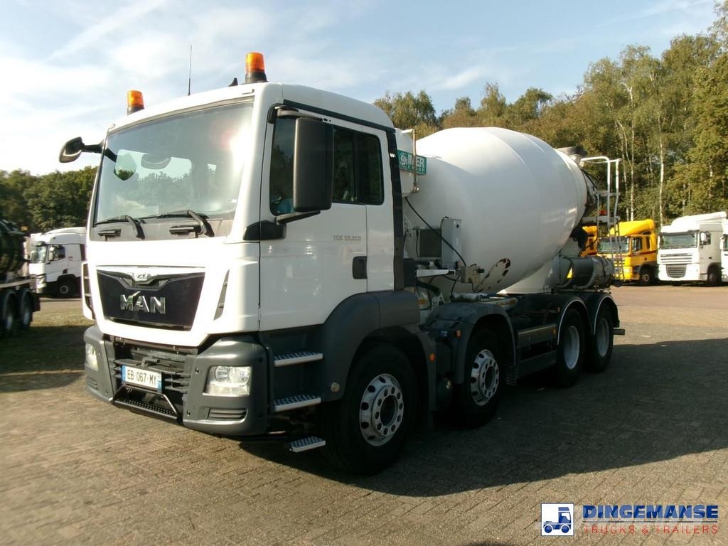 MAN TGS 32.360 8X4 Euro 6 Imer concrete mixer 9 m3 ミキサー車