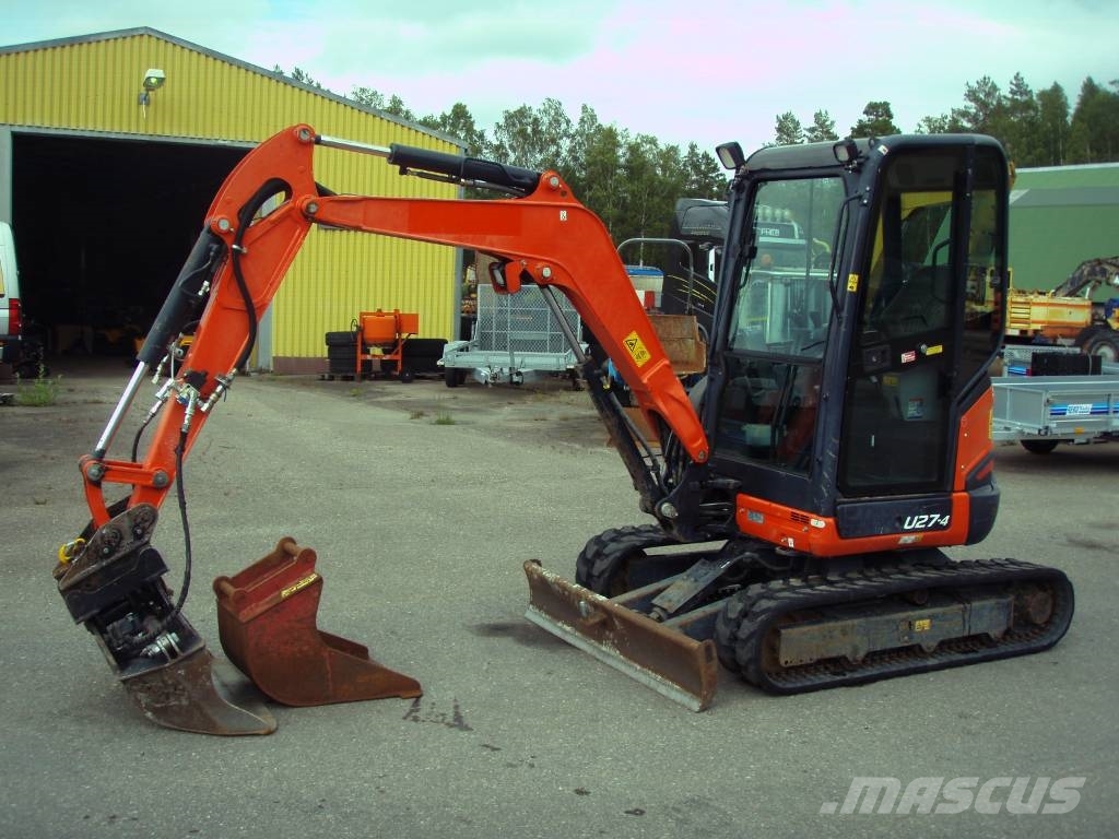 Kubota U 27-4 Minigravemaskiner