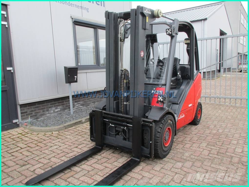 Linde H35D diesel container+triplex4.6m+sideshift Diesel forklifts
