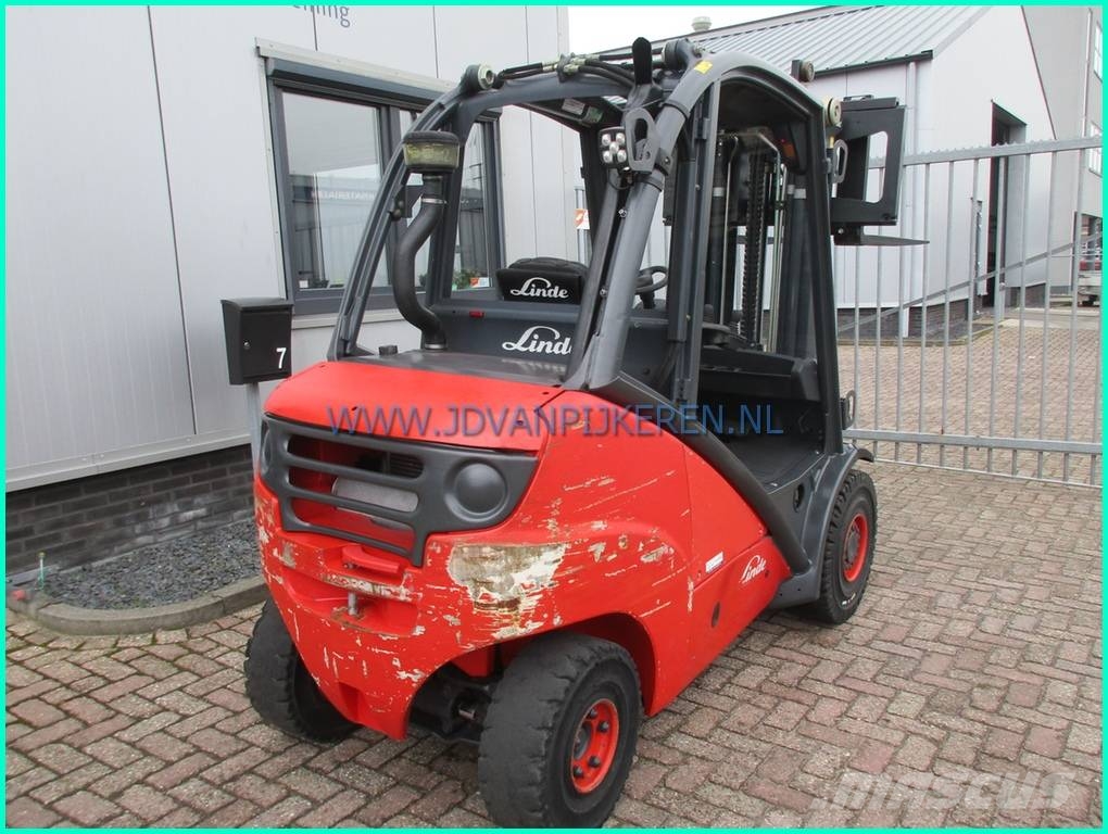 Linde H35D diesel container+triplex4.6m+sideshift Diesel forklifts