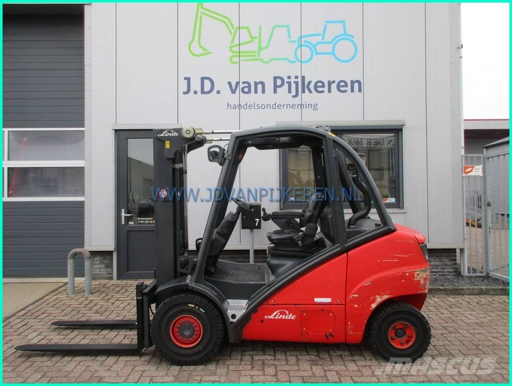 Linde H35D diesel container+triplex4.6m+sideshift Diesel forklifts