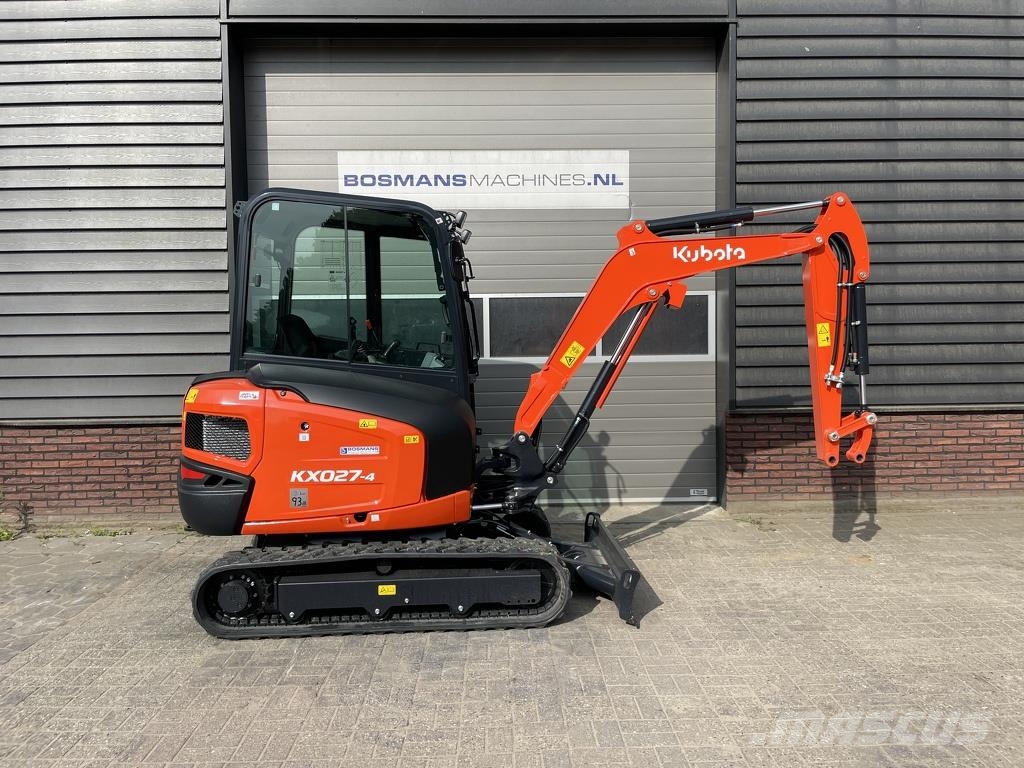 Kubota KX027 KX27 HI-SPEC minigraver NIEUW €599 LEASE Minigraafmachines < 7t