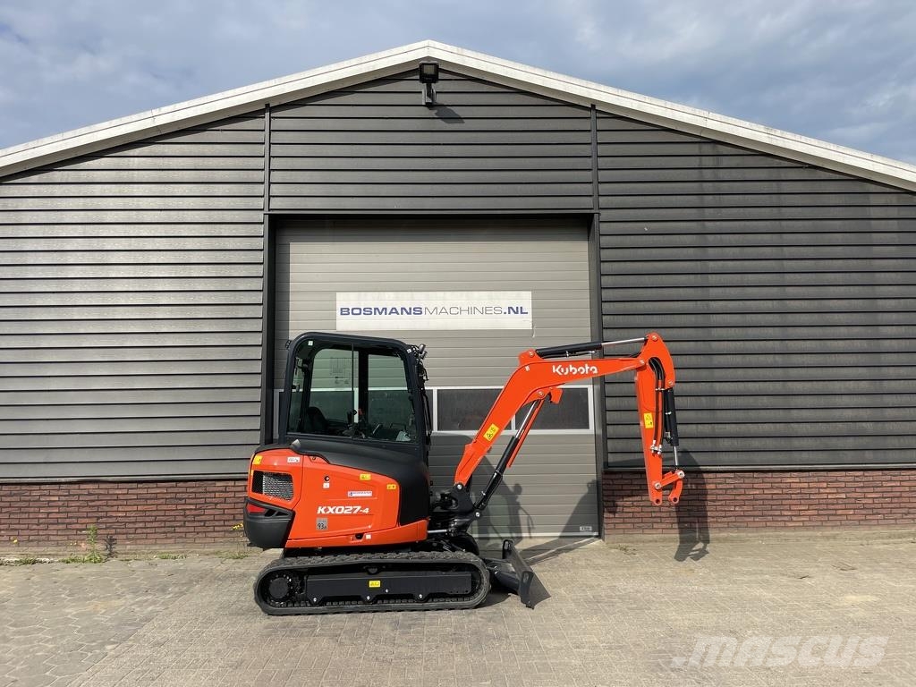 Kubota KX027 KX27 HI-SPEC minigraver NIEUW €599 LEASE Minigraafmachines < 7t