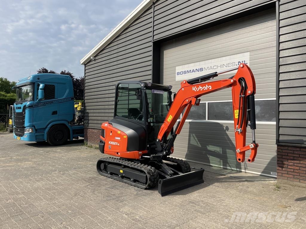Kubota KX027 KX27 HI-SPEC minigraver NIEUW €599 LEASE Minigraafmachines < 7t