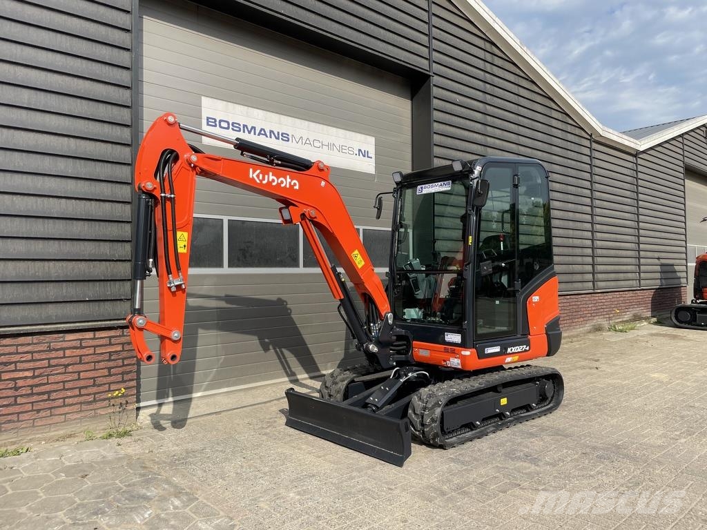 Kubota KX027 KX27 HI-SPEC minigraver NIEUW €599 LEASE Minigraafmachines < 7t