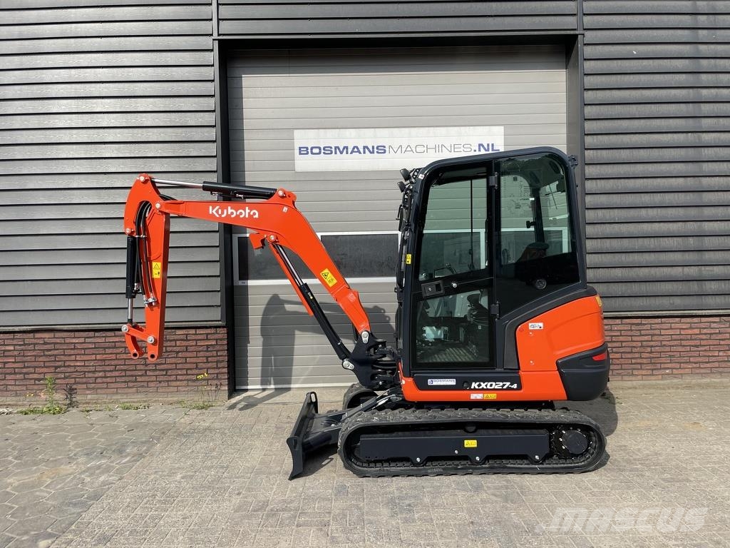 Kubota KX027 KX27 HI-SPEC minigraver NIEUW €599 LEASE Minigraafmachines < 7t