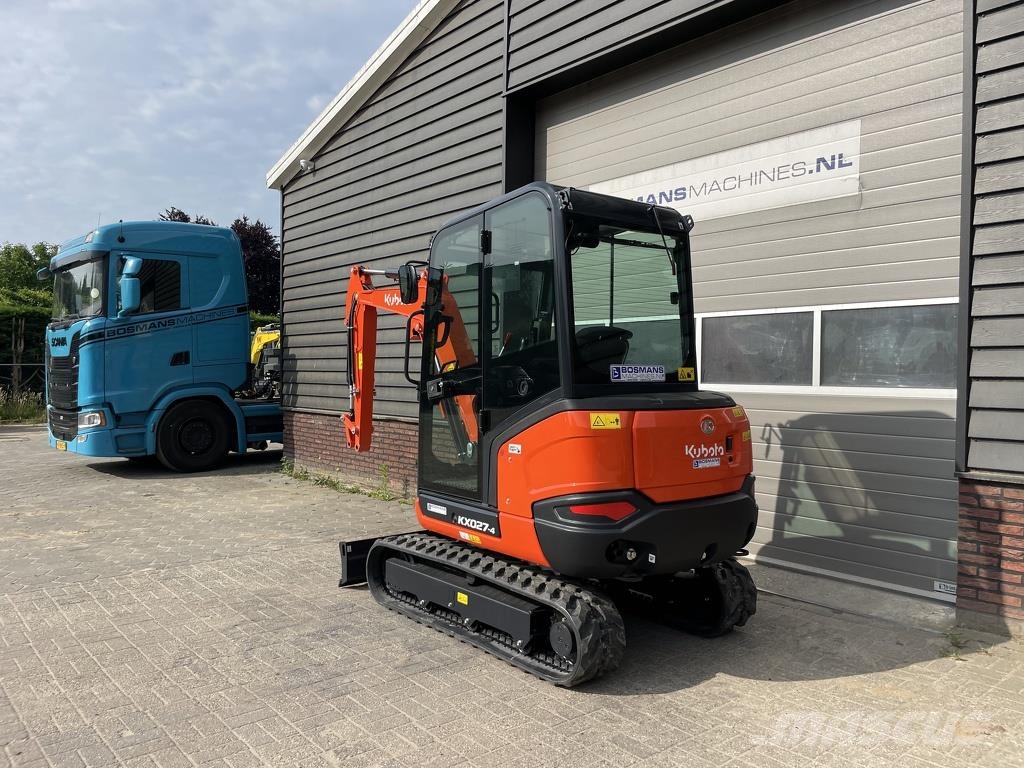 Kubota KX027 KX27 HI-SPEC minigraver NIEUW €599 LEASE Minigraafmachines < 7t