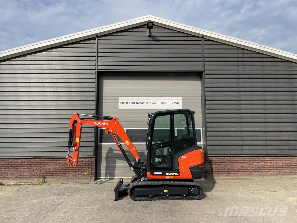 Kubota KX027 KX27 HI-SPEC minigraver NIEUW €599 LEASE Minigraafmachines < 7t