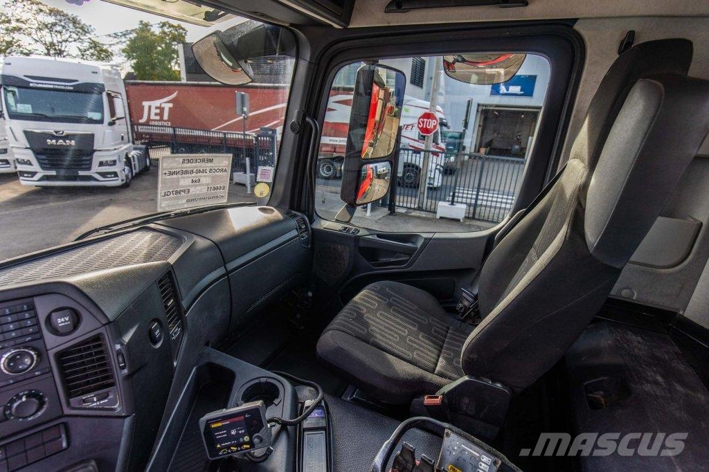 Mercedes-Benz AROCS 2640 BB+BIBENNE+PALFINGER 18T/m+3 EXT+RADIO+ Camiões basculantes