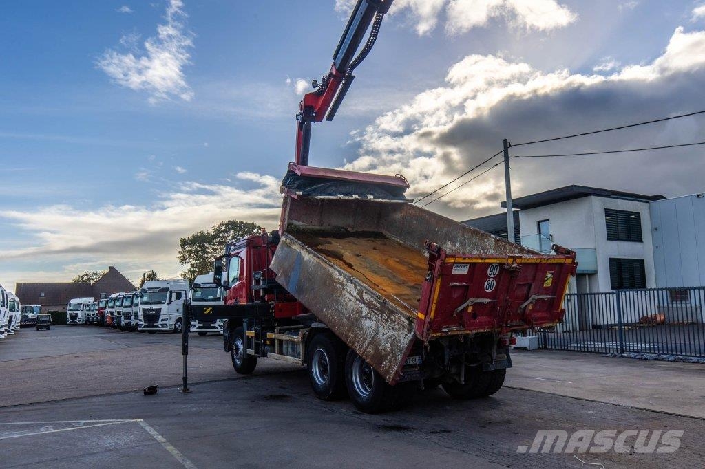 Mercedes-Benz AROCS 2640 BB+BIBENNE+PALFINGER 18T/m+3 EXT+RADIO+ Camiões basculantes