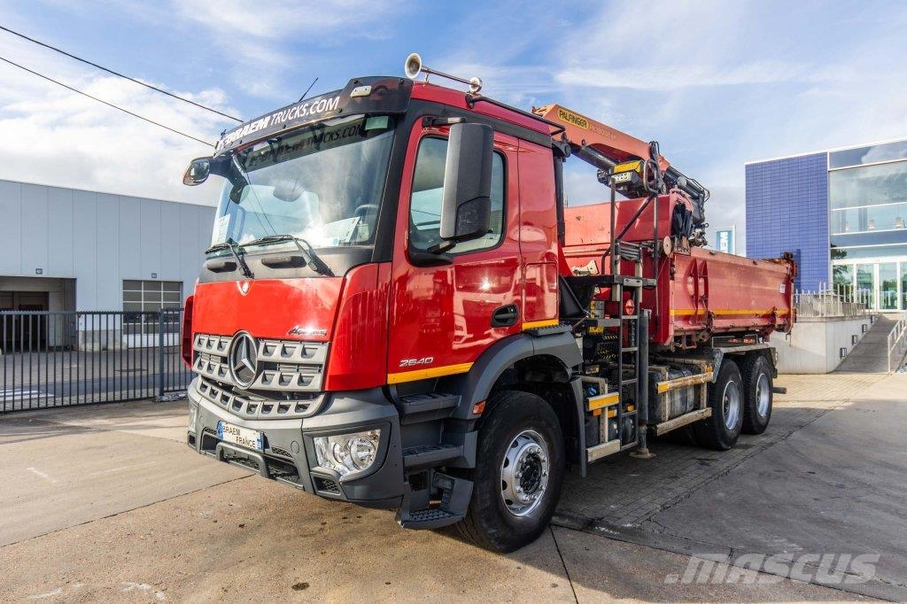 Mercedes-Benz AROCS 2640 BB+BIBENNE+PALFINGER 18T/m+3 EXT+RADIO+ 傾卸式卡車