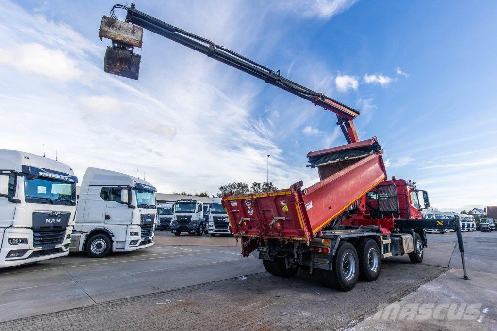 Mercedes-Benz AROCS 2640 BB+BIBENNE+PALFINGER 18T/m+3 EXT+RADIO+ Camiões basculantes