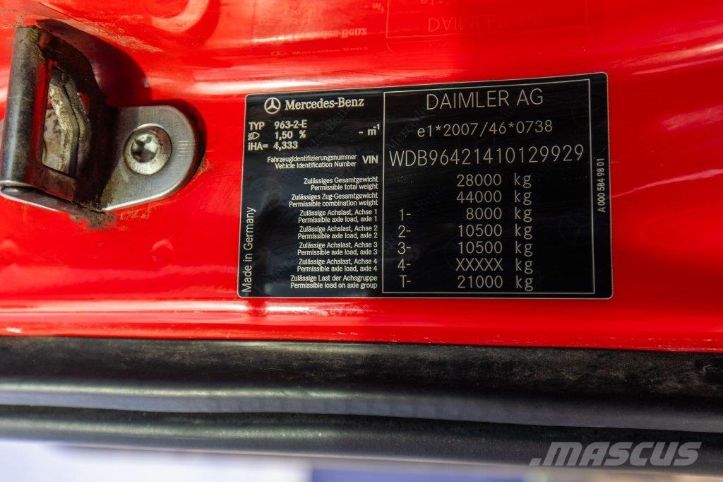 Mercedes-Benz AROCS 2640 BB+BIBENNE+PALFINGER 18T/m+3 EXT+RADIO+ 傾卸式卡車