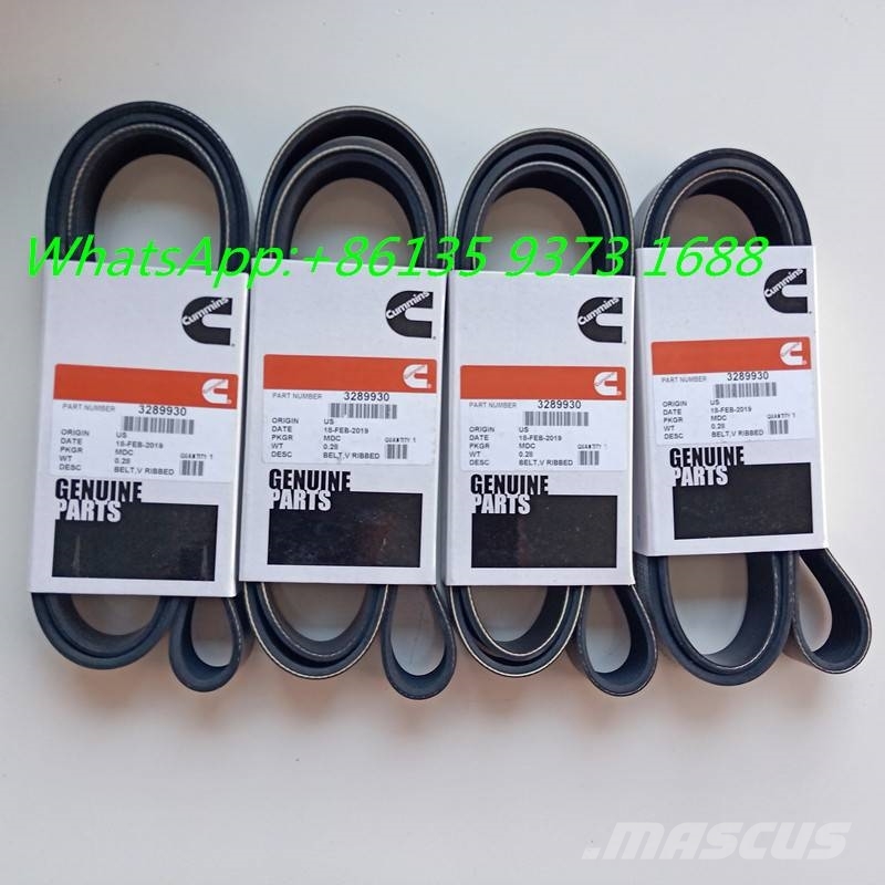 Cummins QSB6.7 Belt 3289659 3289697 3289930 8PK1750 Motorer
