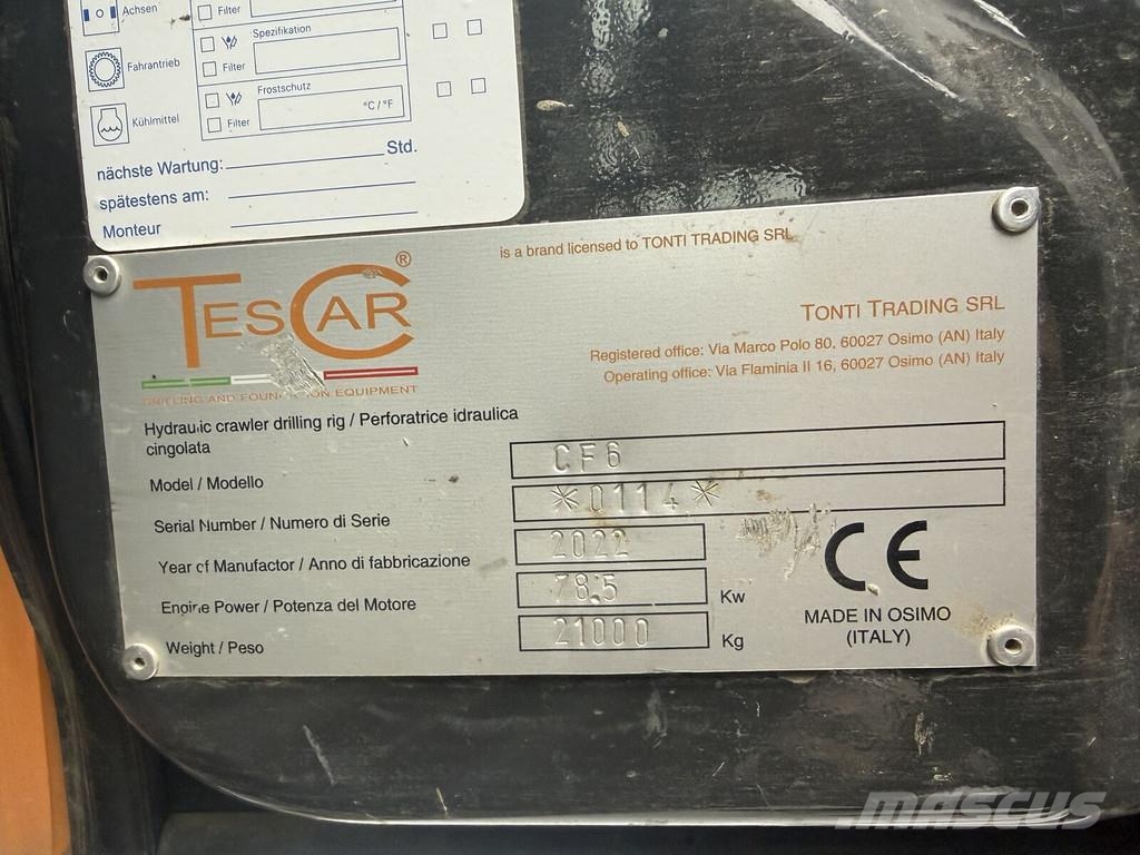 Tescar CF6 مثاقيب ثقيلة