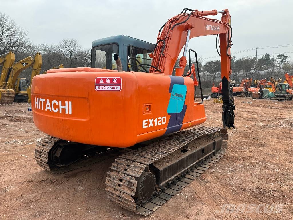 Hitachi EX 120 Gravemaskiner på larvebånd