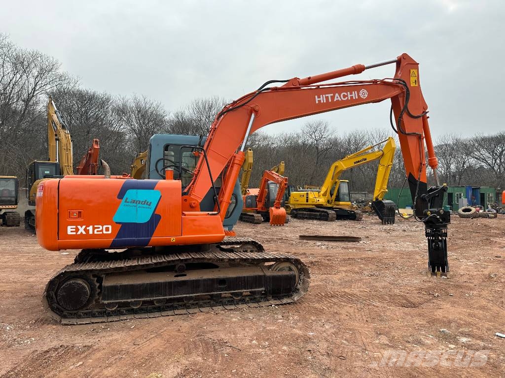 Hitachi EX 120 Gravemaskiner på larvebånd