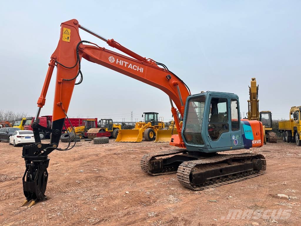 Hitachi EX 120 Gravemaskiner på larvebånd