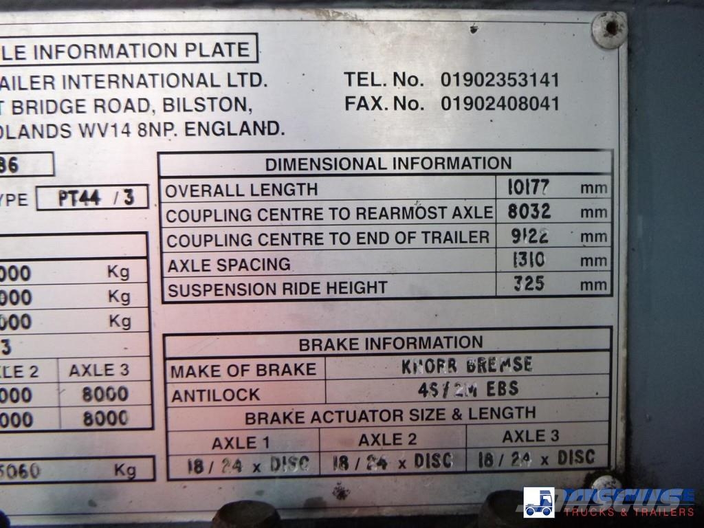 Heil / Thompson Heavy oil tank alu 34.2 m3 / 1 comp + p Semirremolques cisterna