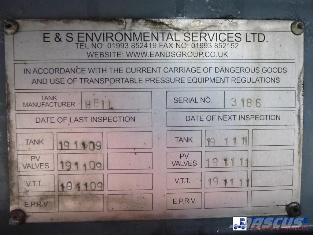 Heil / Thompson Heavy oil tank alu 34.2 m3 / 1 comp + p Semirremolques cisterna