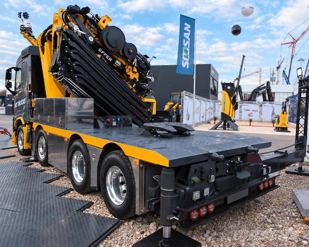 Volvo FH 540 FH 540 8x4 EFFER 2055 9S + JIB 6S + Seilwin автокрани
