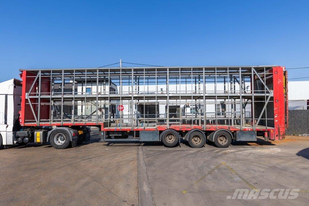 Lecitrailer CUELLO CISNE 3E-RD+DOUBLE ETAGE+DHOLLANDIA 2TON Semi remorque à rideaux coulissants (PLSC)