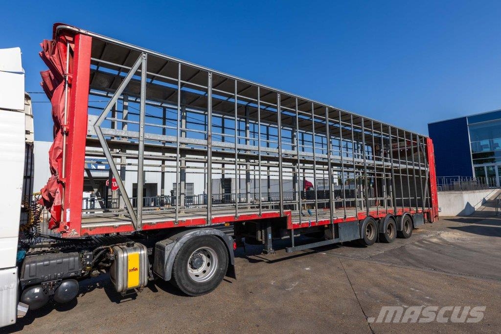 Lecitrailer CUELLO CISNE 3E-RD+DOUBLE ETAGE+DHOLLANDIA 2TON Semi remorque à rideaux coulissants (PLSC)