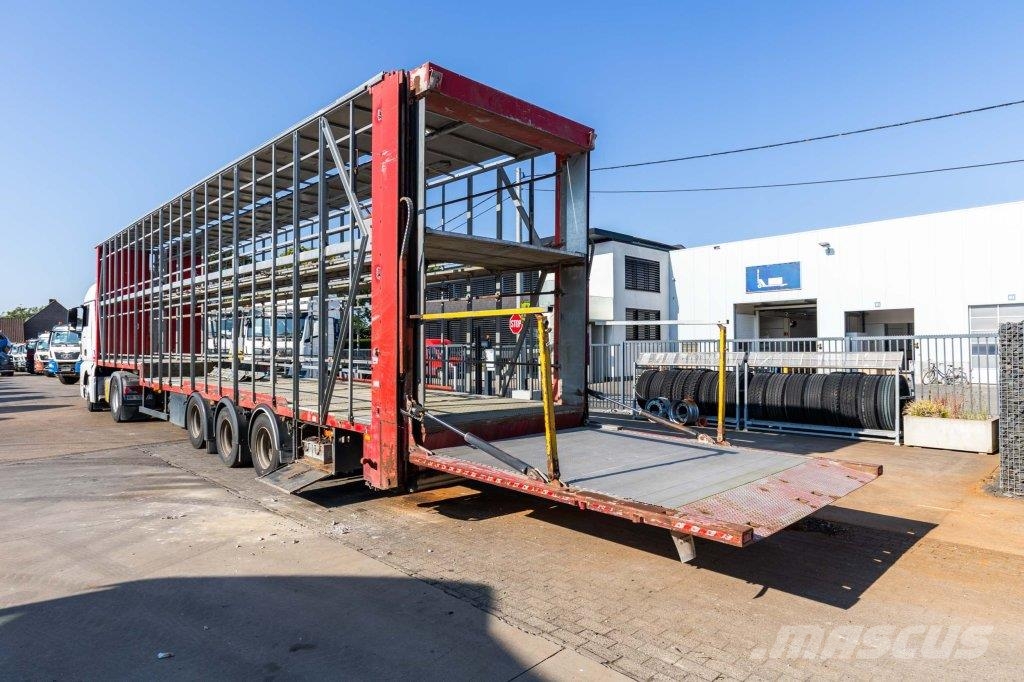 Lecitrailer CUELLO CISNE 3E-RD+DOUBLE ETAGE+DHOLLANDIA 2TON Curtainsiderauflieger
