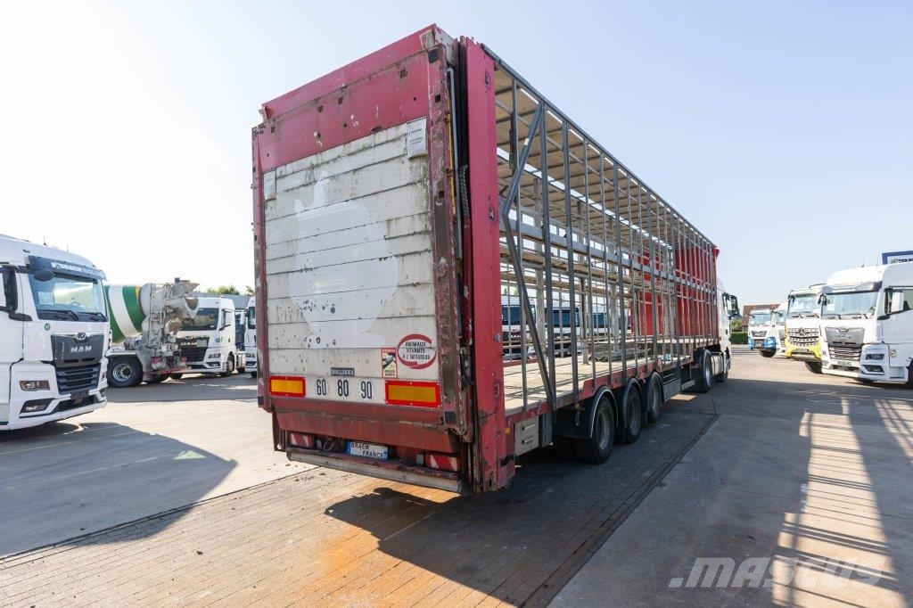Lecitrailer CUELLO CISNE 3E-RD+DOUBLE ETAGE+DHOLLANDIA 2TON Semi remorque à rideaux coulissants (PLSC)