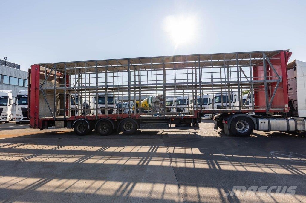 Lecitrailer CUELLO CISNE 3E-RD+DOUBLE ETAGE+DHOLLANDIA 2TON Semi remorque à rideaux coulissants (PLSC)