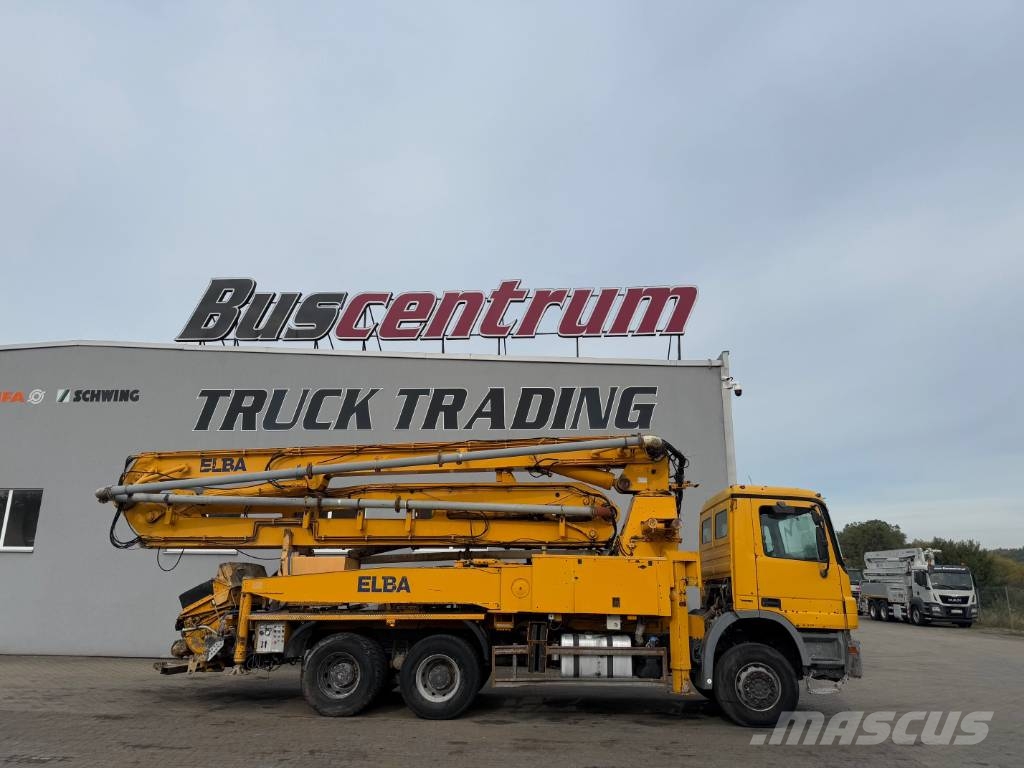 Mercedes-Benz Actros 3332 Schwing 36-4 m 混凝土泵浦