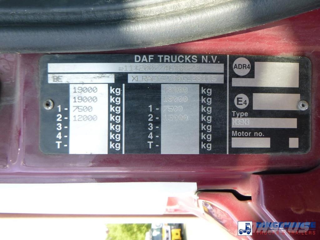 DAF CF 310 4x2 Euro 6 curtain sider 篷布货车