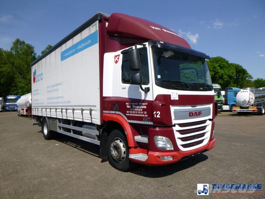 DAF CF 310 4x2 Euro 6 curtain sider Тентованные грузовики