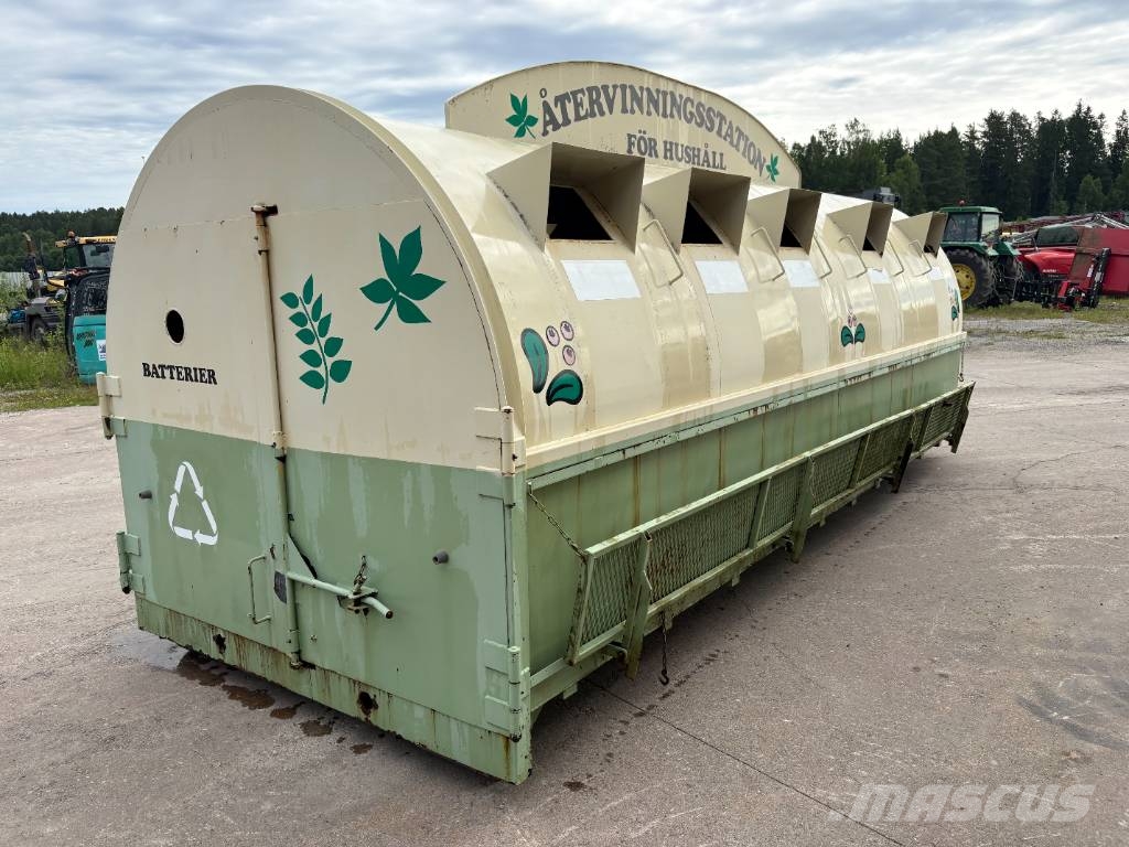 Återvinningsstation Lastväxlarram Special containers