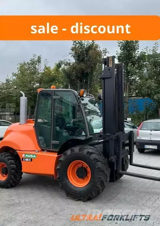 Ausa [DISCOUNT-SALE] C400H 4x4 *very good condition* Dīzeļa autoiekrāvēji