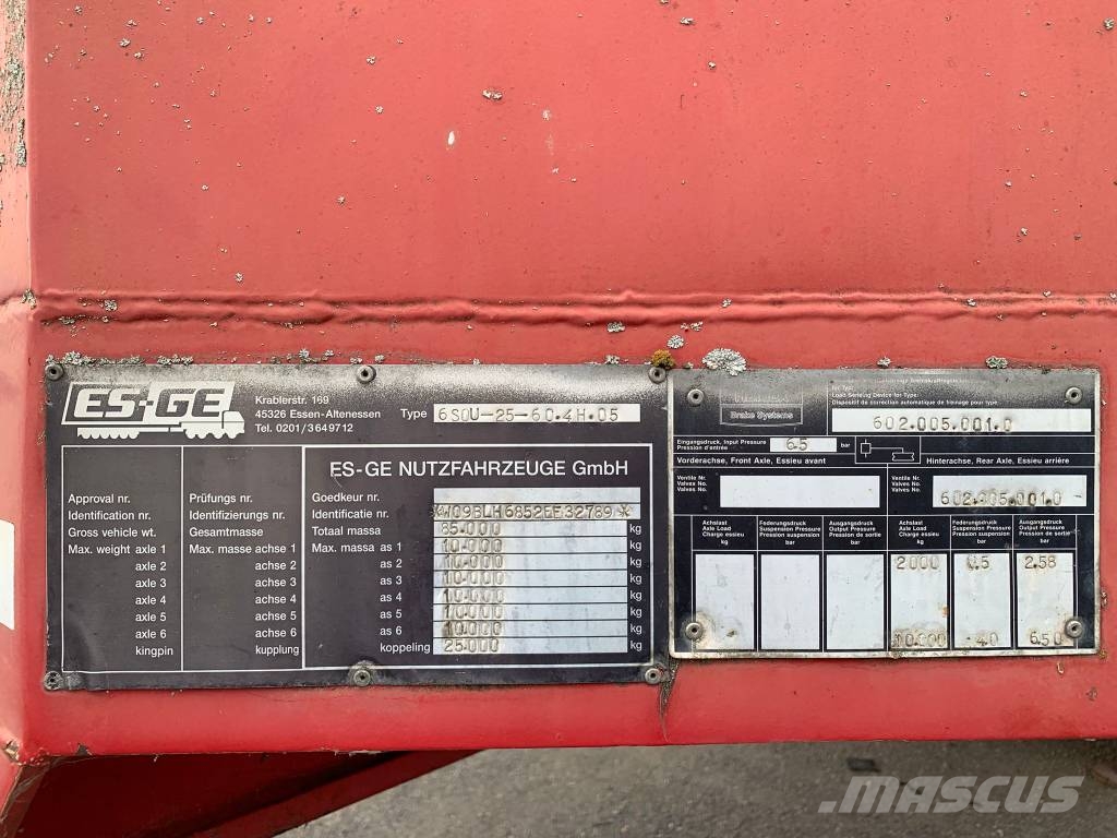 Es-ge 6S0U Semirremolques de carga baja