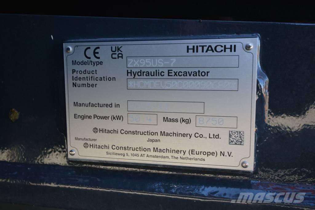 Hitachi ZX 95 US-7 Midi bageri 7t – 12t