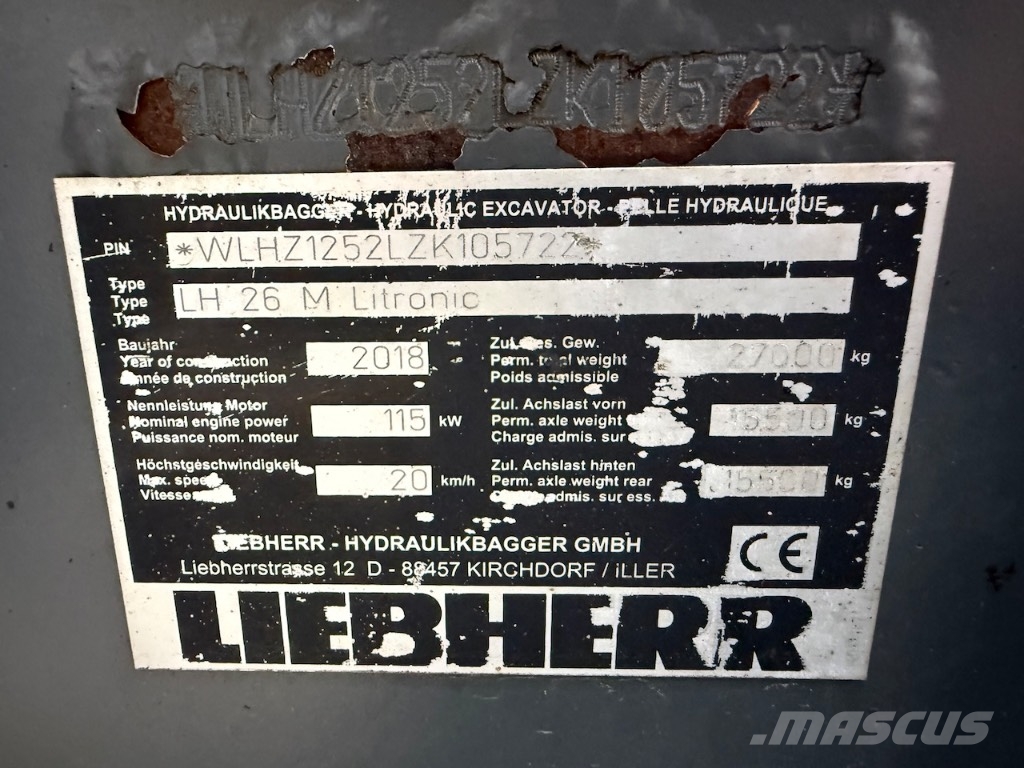 Liebherr LH 26 M - LH 24 M - LH 30 M Industriālie iekrāvēji