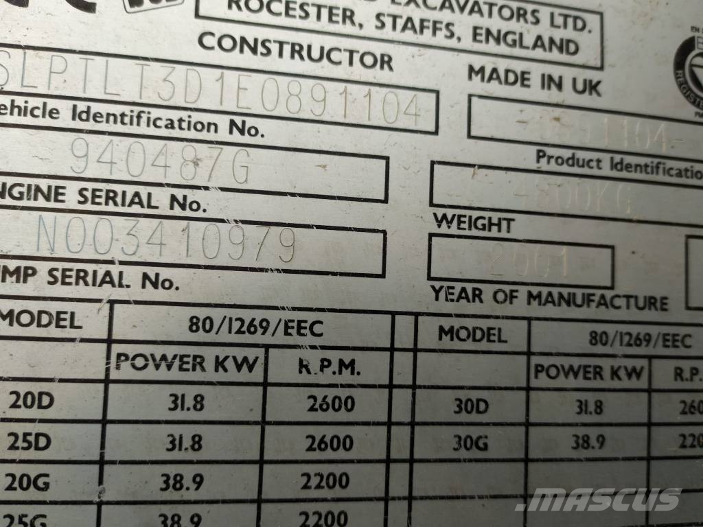 JCB TLT 30 Diesel gaffeltrucks
