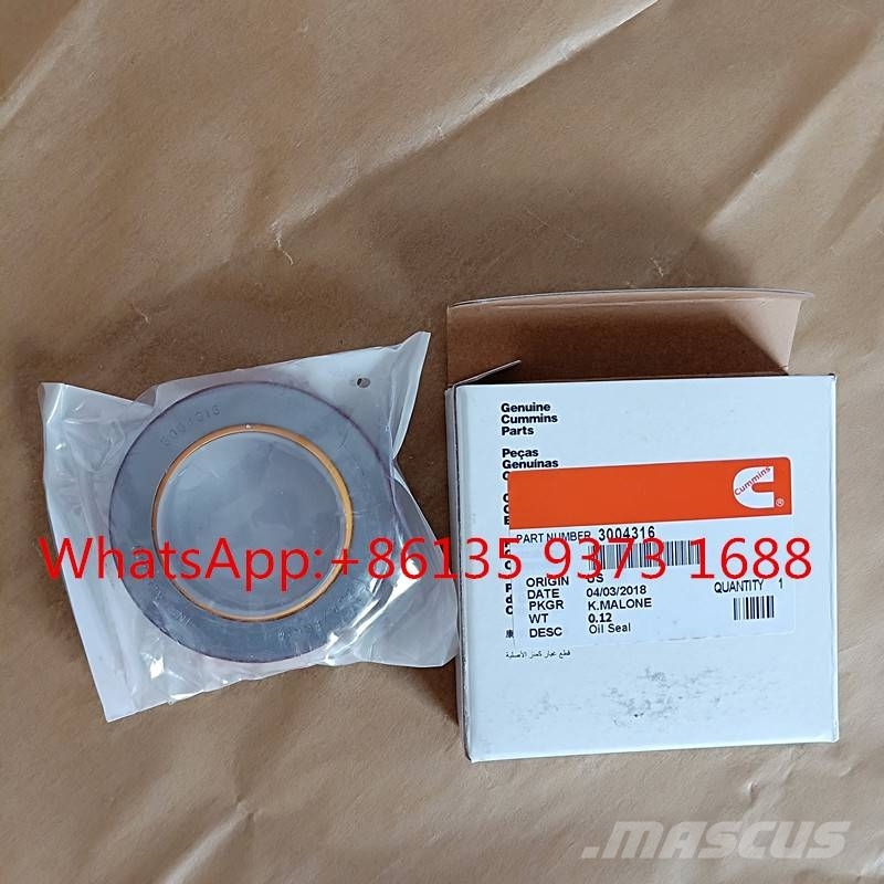 Cummins NTA855 Oil seal 3004316 3020185 Motorer