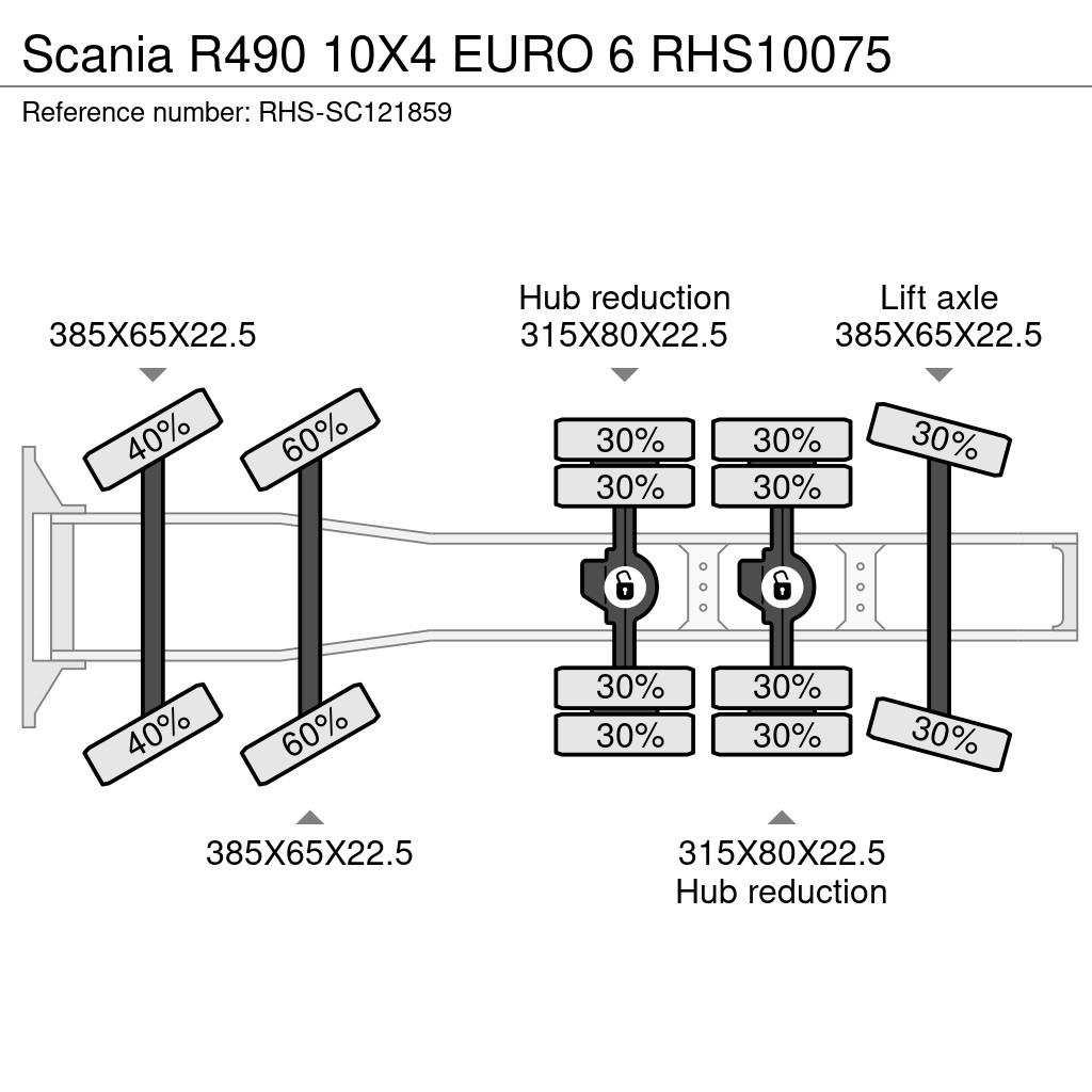 Scania R490 10X4 EURO 6 牵引车