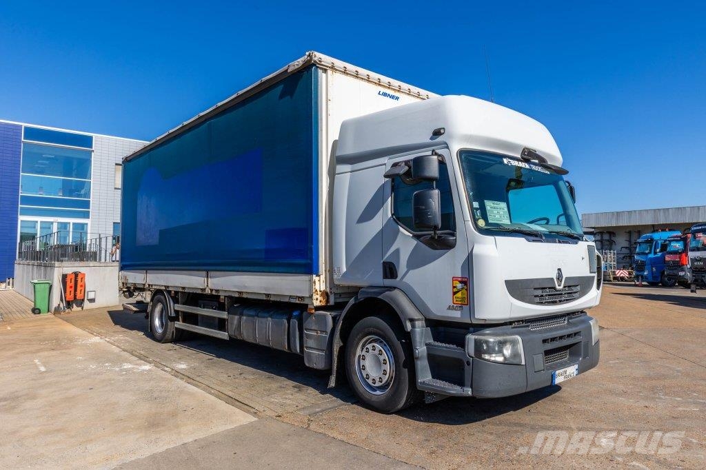 Renault PREMIUM 430 DXI (19t.)+Dhollandia 3T. Camión con caja abierta