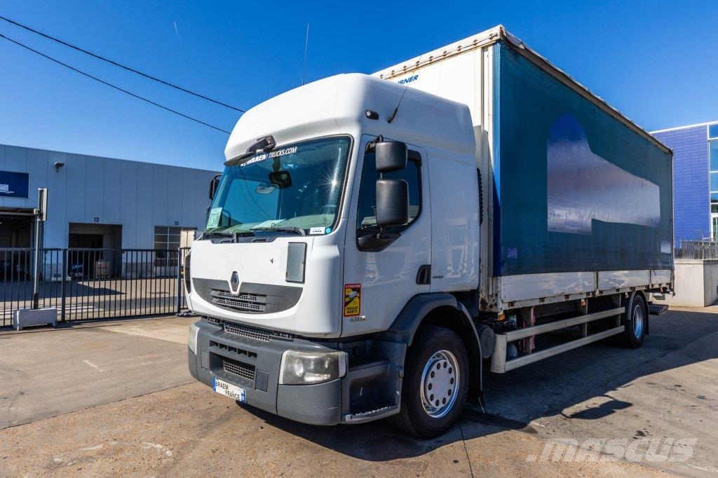 Renault PREMIUM 430 DXI (19t.)+Dhollandia 3T. カーテンサイダートラック